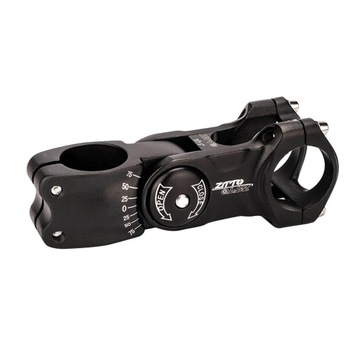 Regulowany mostek rowerowy Regulowany czarny 31,8x90mm