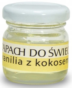 ZAPACH do ŚWIEC WANILIA Z KOKOSEM 25g wosk PREZENT Zapach do ŚWIEC