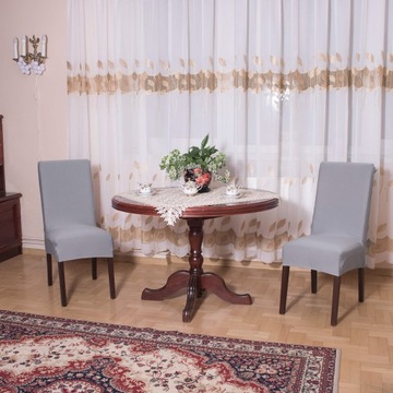 ПОКРЫТИЕ НА СТУЛ СЕРЫЙ ЭЛАСТИЧНЫЙ СПАНДЕКС УНИВЕРСАЛЬНЫЕ Чехлы