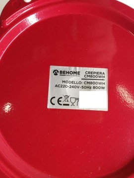 BEHOME CM800WH 800W CRANE MAKER RED