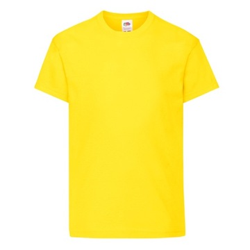 DZIECIĘCA KOSZULKA T-SHIRT FRUIT FC yellow 164
