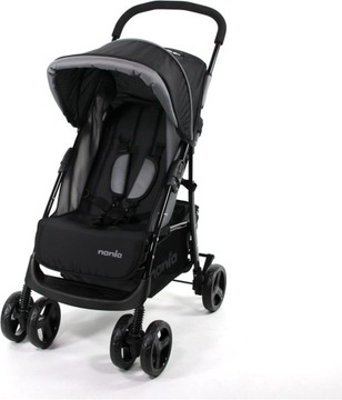 Wózek spacerowy Nania Texas black grey