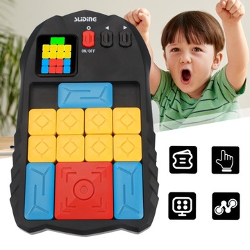 PUZZLE ELEKTRONICZNA ŁAMIGŁÓWKA GRA 500 POZIOMÓW LED DLA DZIECI