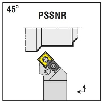 Нож токарный складной АККО ПССНР 2020 К12С СНМГ 12