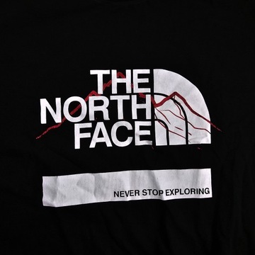 Koszulka T-shirt THE NORTH FACE Czarna Nowy Model Sportowa Męska Casual XL