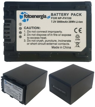 Батарея батареи для Sony NP-FH100 NP-FH70 NP-FH50 3900MAH + заказать аккумулятор