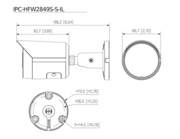 IP-камера WizSense Dahua 8 МП HFW2849S-S-IL-0280B Smart Analytics