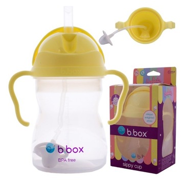 BIDON B.BOX ze słomką 240 ml KUBEK pojnik BUTELKA dla dzieci BANANA SPLIT
