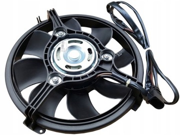 WENTYLATOR KLIMATYZACJI CHŁODNICY DO VW PASSAT B5 FL A4 B6 97-05 2 PIN