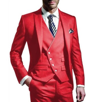 Suits For Men Costume Homme Jacket Vest Pants Thre