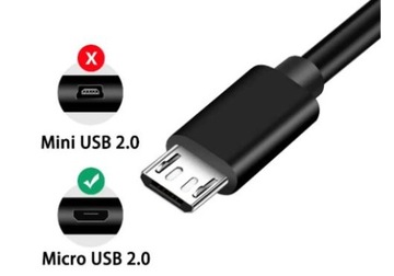 Кабель Micro USB 2,4 А ЧЕРНЫЙ, 1 м, быстрая зарядка, тип B