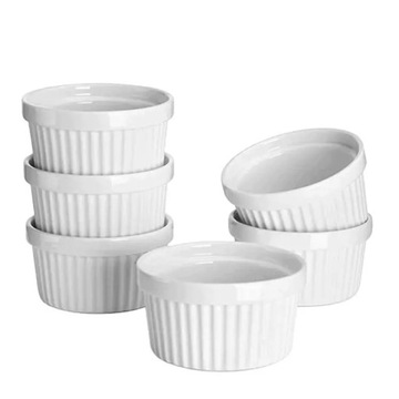 Фарфоровая формочка для КРЕМ-БРЮЛЬ 8,5 см БЕЛЫЙ MPL