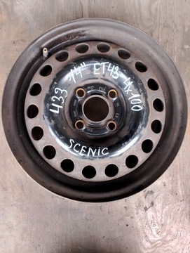 DISK OCELOVÝ KFZ KFZ5995 5.5" X 14" 4X100 ET 43