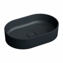 OMNIRES OVO M+umywalka nablatowa 55 x36 black lava