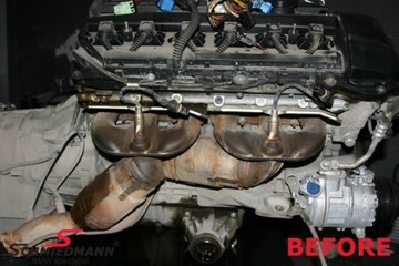BMW E46 Schmiedmann протаранил выпускные коллекторы M54
