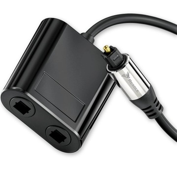 REAGLE AUDIO SPLITTER 1x2 SPDIF TOSLINK ROZDZIELACZ OPTYCZNY PRZEJŚCIÓWKA