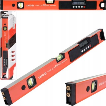 YATO POZIOMICA Z LASEREM LASEROWA ELEKTRONICZNA KRZYŻOWA 61 LCD YT-30400