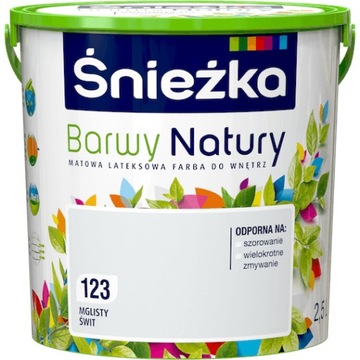 FARBA ŚNIEŻKA BARWY NATURY MGLISTY ŚWIT 2,5L