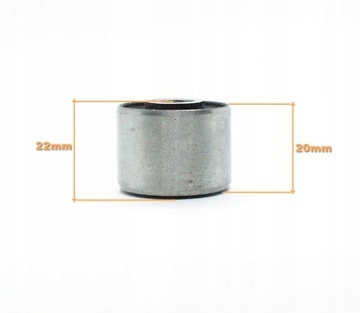 TULEJA METALOWO-GUMOWA ZIMMERBLOCK 28x10X22