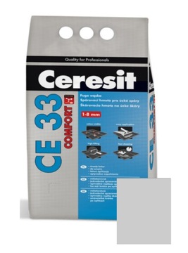Гибкая фуга Ceresit оттенки серого и серебра 2 кг