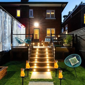 Солнечная садовая лампа Led Pies