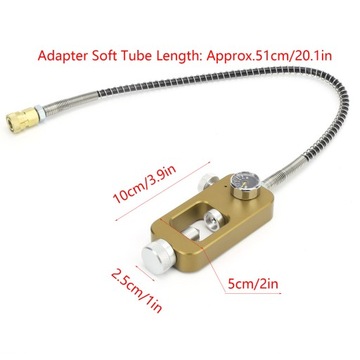 Adapter do nurkowania DIDEEP 8 mm z dużego zbiornika na małą butlę z N1