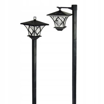 LAMPA LED SOLARNA LATARNIA OGRODOWA ZEWNĘTRZNA