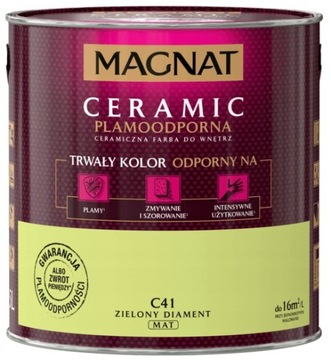 FARBA MAGNAT CERAMIC 2,5L ZIELONY DIAMENT