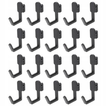 Haki do tablic Pegboard w kształcie litery J