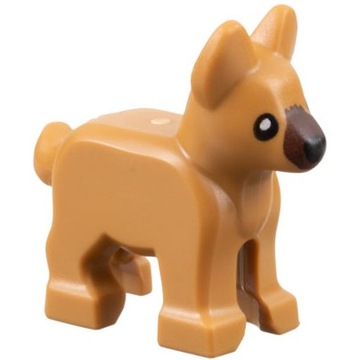 LEGO Medium Nougat Piesek 2889pb01 Wilczur owczarek Młody NOWY