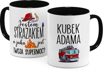 KUBEK Z IMIENIEM KURIERA KUCHARZA STRAŻAKA