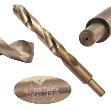 WIERTŁO DO METALU HSS-G KOBALTOWE fi 17.0 mm