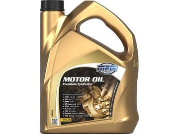 MPM Premium Synthetic 5W-40 SN/CF 5l +GRATIS!