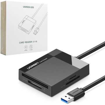 Ugreen Czytnik Kart Pamięci SD microSD CF MS USB