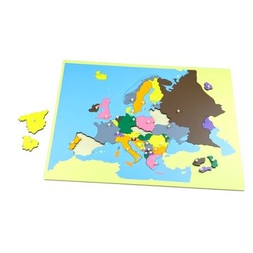Puzzlowa mapa Europy