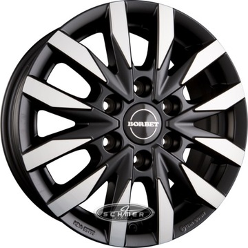 wzmacniane felgi BORBET CW6 16 6x130 62 MERCEDES SPRINTER 906 907 910