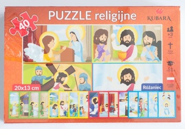 Puzzle religijne Różaniec 13 x 20 cm