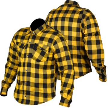 HUSAR MOTORCYCLING SHIRT with KEVLAR мужская желтая