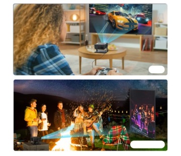 ПРОЕКТОР ANDROID SMART TV WIFI FULL HD 6000LM 4K LED BLUETOOTH