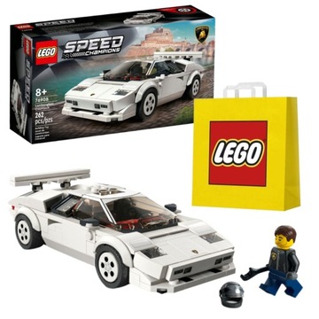 LEGO Speed Champions 76908 Zestaw Lamborghini Countach (76908) + LEGO Torba