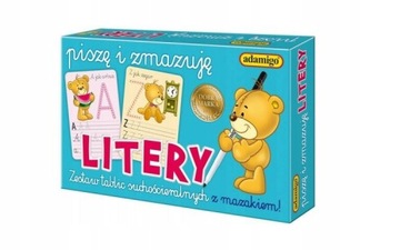 Ćwiczenia Edukacyjne NAUKA Pisania Literek KSIĄŻECZKA Dla Dzieci NAUKOWA