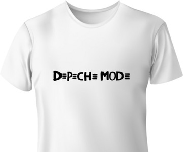 ФУТБОЛКА DEPECHE MODE приутюживаемая 3,3 Х 25 СМ