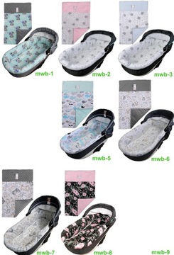 ТЕПЛОЕ ПУХОВОЕ Одеяло для гондолы + накидка + матрац