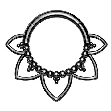 Ажурный кликер 1,2/8 черный