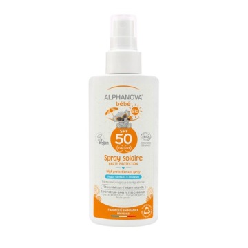 Alphanova Bebe СОЛНЦЕЗАЩИТНЫЙ СПРЕЙ SPF50 для детей