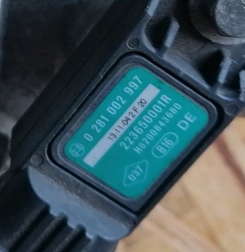 KOLEKTOR SACÍ/ZBĚRNÉ ŠKRTÍCÍ KLAPKA MERCEDES RENAULT NISSAN DACIA 1.2 TCE DIG-T