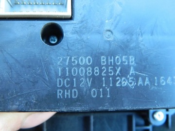 NISSAN NOTE PANEL KLIMATIZACE 27500BH05B