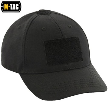 CZAPKA Z DASZKIEM TAKTYCZNA ELITE FLEX RIP-STOP M-TAC CZARNA S/M
