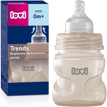 LOVI BUTELKA ANTYKOLKOWA TRENDS 120ML + SMOCZEK 0M+ SUPERVENT DYNAMICZNY