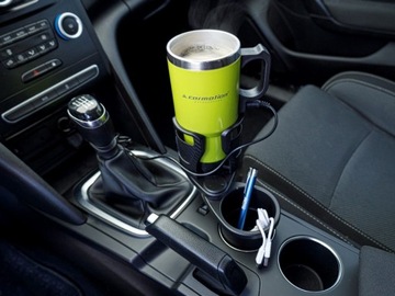 РАСШИРЯЕМЫЙ ДЕРЖАТЕЛЬ НАПИТКОВ ДЛЯ КОНСОЛИ С ДВУМЯ ЧАШКАМИ